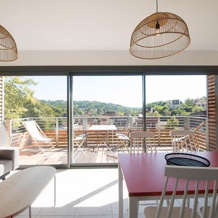 "Le Soleil Levant" Avec Balcon Et Parking Prive, 2 Adultes Et 1 Enfant Sarlat-la-Caneda Luaran gambar